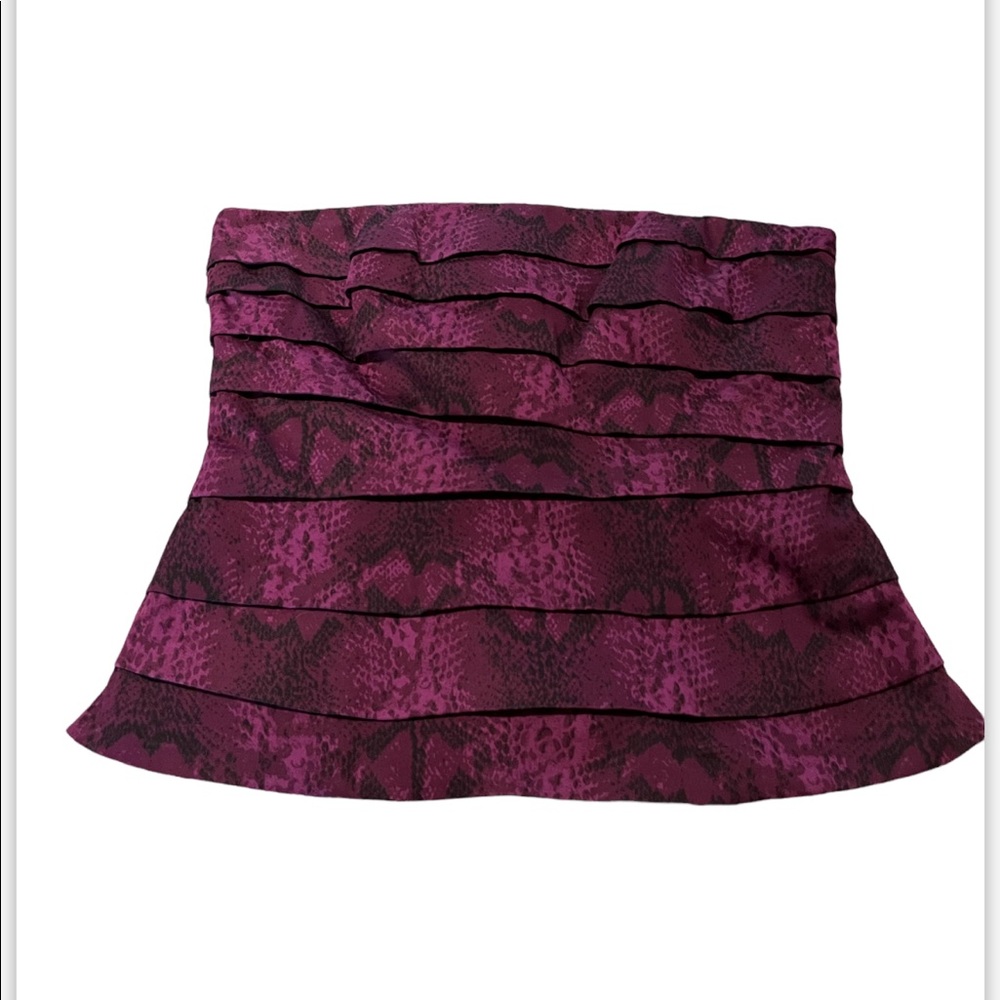 Purple bustier top- White House | Black Market